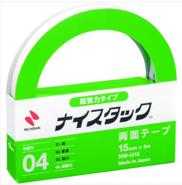 NICHIBAN米其邦双面胶带NW-U15（15mmX2m）