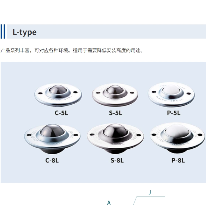 freebear福力百亚万向球 L-type系列