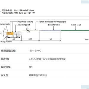 ANRITSU安立计器温度计组装型移动回转表面用温度传感器UH-12-03-TS1-W