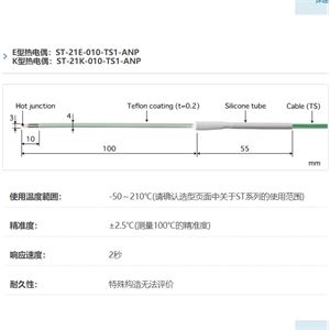 ANRITSU安立计器温度计贴片式多用途温度传感器ST-21-010-TS1-ANP