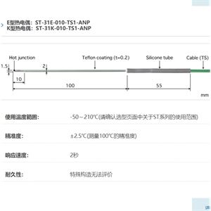 ANRITSU安立计器温度计贴片式多用途温度传感器ST-31-010-TS1-ANP