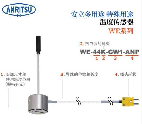 ANRITSU安立WE-31K-TA1-ANP高性能自重型温度传感器