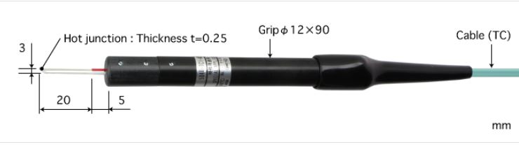 安立anritsu E型热电偶 隙間挿入型 502