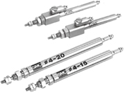 SMC标准气缸(圆形)CJ1单杆双作用缸筒缸筒内径4mm