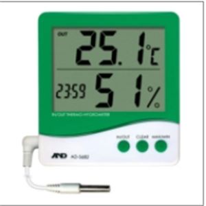 AND爱安德外接传感器温湿度计AD-5682（带时钟）