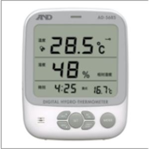 AND爱安德带时钟功能温湿度计 AD-5681