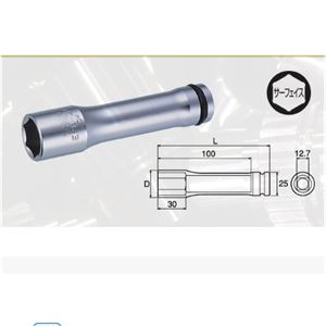 日本TOP超越建筑用长冲击套筒EPD-19L