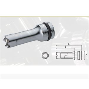 日本TOP超越锯齿滚花冲击扳手套筒EPS-12GP