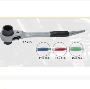 日本TOP超越铝制短棘轮扳手RM-17×19A