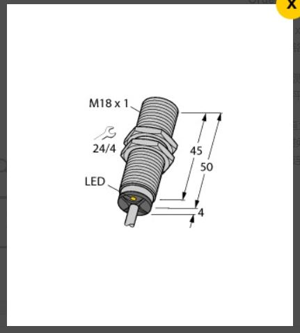 德国TURCK 电感式传感器  BI8-M18-VP6X 7M