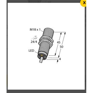德国TURCK 电感式传感器 BI8-M18-VN6X 7M