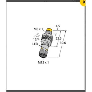 德国TURCK 电感式传感器 NI3-M08K-VP6X-H1341