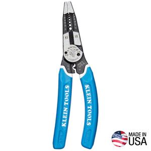 美国克莱因 klein   重型剥线器/切割器/压接器多功能工具，8-20 AWG  K12065CR