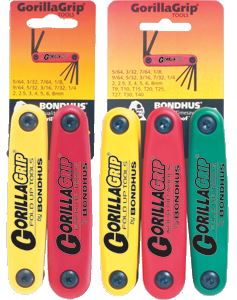 波顿  BONDHUS     GorillaGrip® 折叠式多件包装 扳手     12522