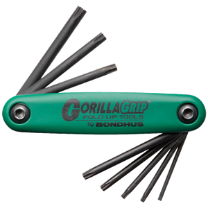 波顿  BONDHUS     防篡改 TORX® GorillaGrip® 折叠  扳手    12636