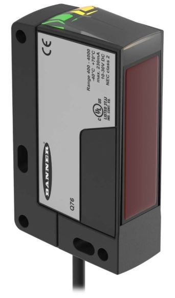 美国BANNER邦纳 光电传感器 Q76E-VP-ZLVC-2M