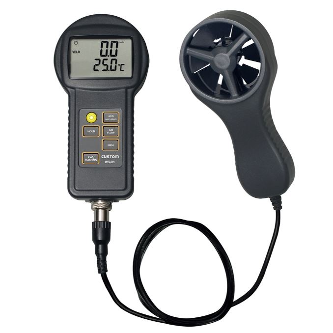 CUSTOM东洋数显风速计风速仪WS-05青岛平山技研刘156-21198049