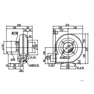 SHOWA昭和风机EP-63T-L313紧凑型电动鼓风机详询  关15908970566