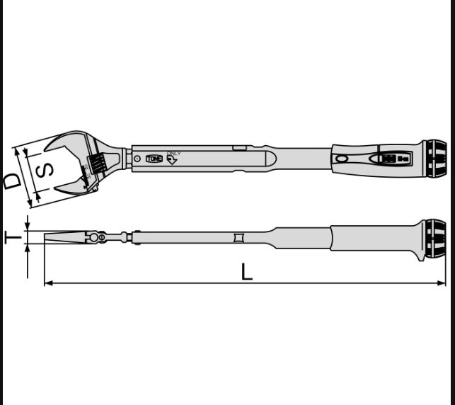 TONE前田TMWM200现货扭力扳手活动扳手型详询  关15908970566