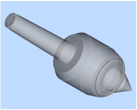 BRUCKNER 旋转定心尖头 22130020