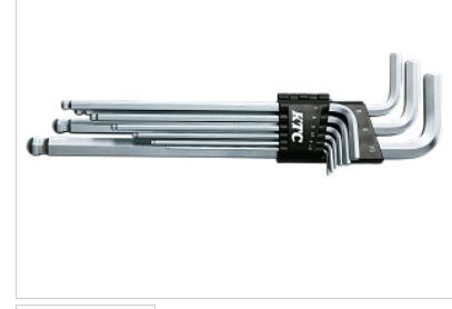 KTC京都机械球头 L 形长六角扳手HL259SP刘15621198049