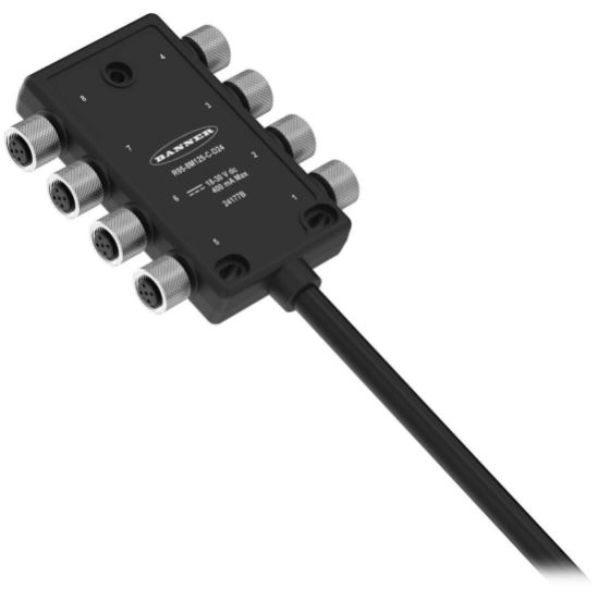 美国BANNER邦纳代理 接线盒 R95-8M125-C10-D24