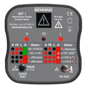 BENNING 插座测试仪 75024105