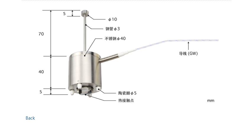 日本 ANRITSU安立計器 自重型温度传感器 S-780E-GW1-ANP