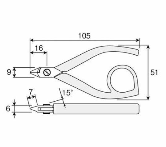 HOZAN宝山工具精密钳子N-57详询  关159-0897-0566
