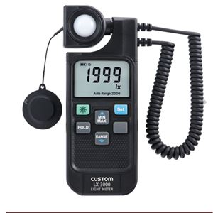 CUSTOM东洋LED数字照度计LX-3000青岛平山郭-158-54210565