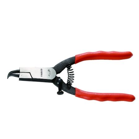 TRUSCO中山轴用曲爪型卡簧钳51-28青岛平山技研刘15621198049