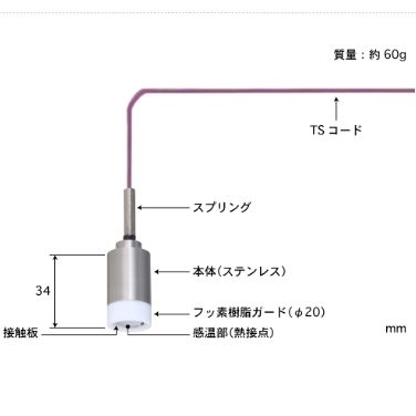 Anritsu安立计器自重型温度传感器热电偶WE-11K-TS1-ASP青岛平山郭-158-54210565