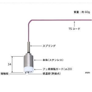 Anritsu安立计器自重型温度传感器热电偶WE-11K-TS1-ASP青岛平山郭-158-54210565