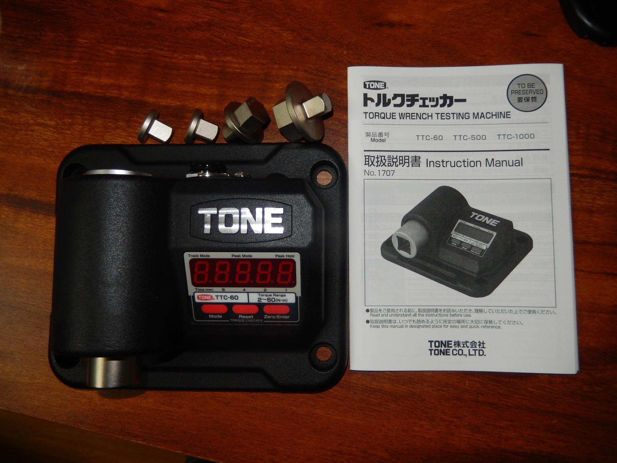 现货TONE前田TTC-60扭力测试仪15655134803