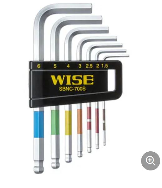 WISE若穗囲球头内六角扳手套装SBNC-700S详询  关159-0897-0566