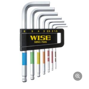 WISE若穗囲球头内六角扳手套装SBNC-700S详询  关159-0897-0566