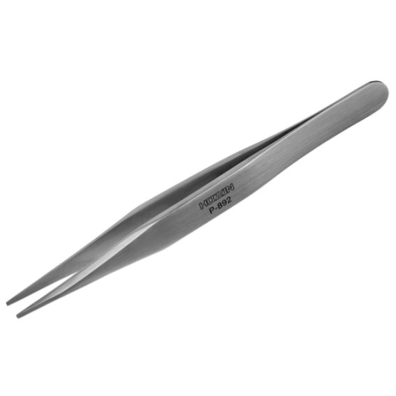 HOZAN宝山不锈钢镊子P-892厚壁型用于小零件的拾取