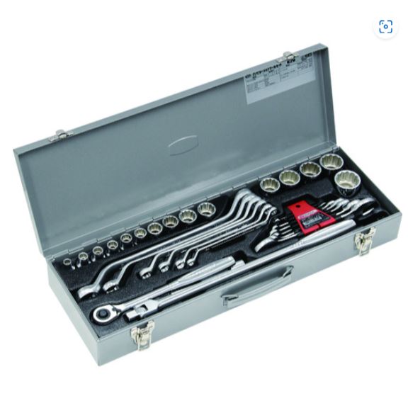 TONE前田K20维修工具套装组合 （轻工） 银色 32件套