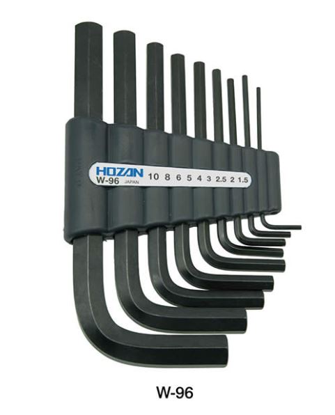 HOZAN宝三六角扳手组W-96