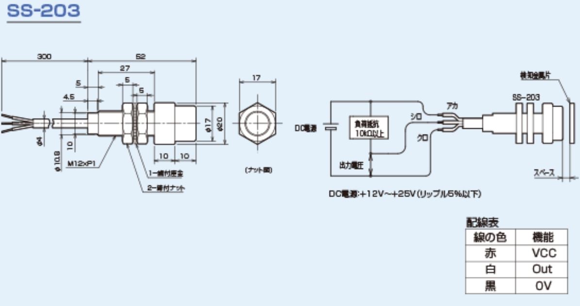 日本SAN-E 空间传感器 SS-203