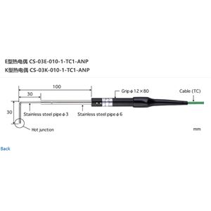 日本ANRITSU安立計器微小表面用表面温度传感器CS系列CS-03K-010-1-TC1-ANP