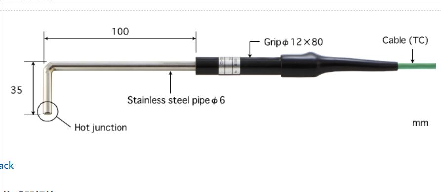 日本ANRITSU安立計器 温度传感器CS-73E-010-1-TC1-ANP