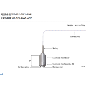 日本ANRITSU安立計器温度传感器WE-12E-GW1-ANP