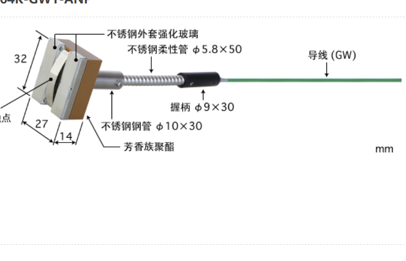 日本ANRITSU安立計器温度传感器MG-64K-GW1-ANP