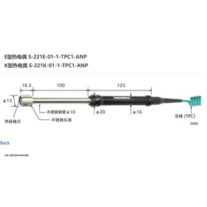 日本ANRITSU安立計器温度传感器S系列S-221E-01-1-TPC1-ANP