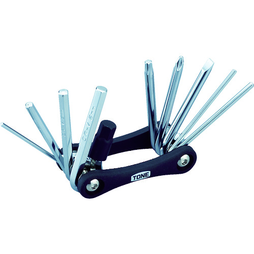 日本TONE前田CMT10摩托车保养工具多功能工具 10 件套