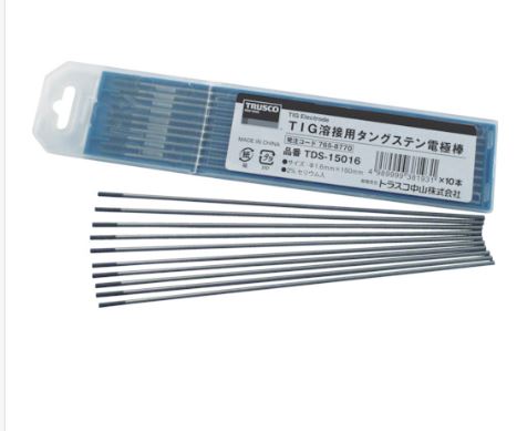 TRUSCO中山钨电极棒TDS-15024详询  关159-0897-0566