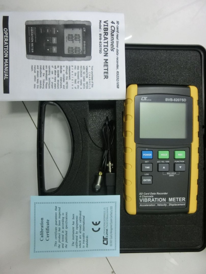 LUTRON路昌BVB-8207SD振动记录仪