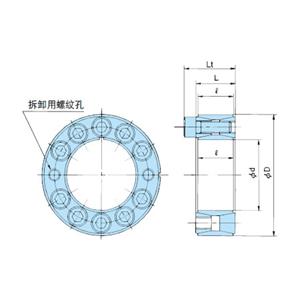 日本TSUBAKI椿本PL045X075AS-SS胀紧套