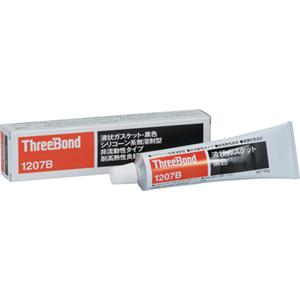 日本THREEBOND三键TB1207B密封胶硅酮系工业用密封剂黑色100g耐热耐湿速固化非流动型